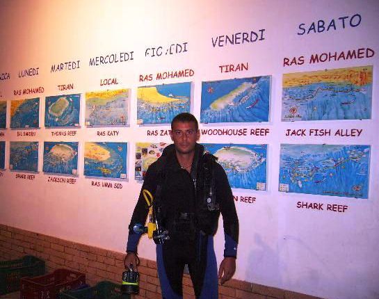 Andrea per inseguire il suo sogno si è trasferito in Egitto istruttore subacqueo a marsa alam