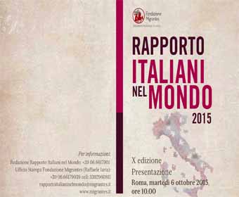 Rapporto Italiani nel Mondo 2015