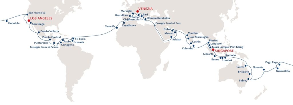 Quanto Costa Il Giro Del Mondo Con Costa Crociere