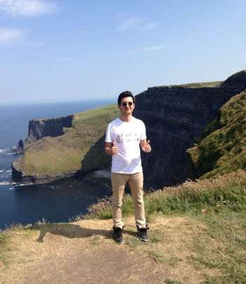 Cristiano da Bari ha scelto di trasferirsi a lavorare in Irlanda